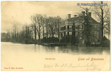 ansichtkaart: Breukelen UT, Vechtvliet