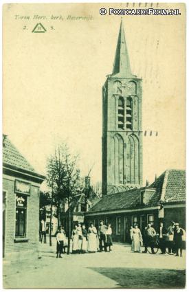 Beverwijk, Toren Herv. kerk ansichtkaart: Beverwijk, Toren Herv. kerk