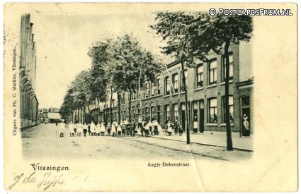 ansichtkaart: Vlissingen, Aagje Dekenstraat