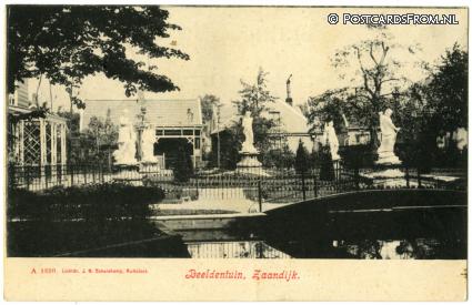 Zaandijk, Beeldentuin ansichtkaart: Zaandijk, Beeldentuin