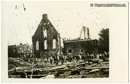 Zaandijk, ? Verbrande Kerk? ansichtkaart: Zaandijk, ? Verbrande Kerk?