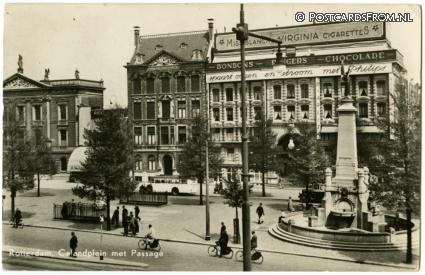 Rotterdam, Calandplein met Passage ansichtkaart: Rotterdam, Calandplein met Passage