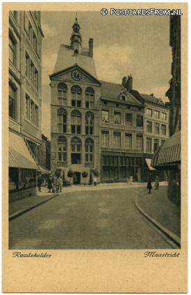 ansichtkaart: Maastricht, Raadskelder