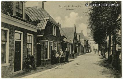 ansichtkaart: Sint Jacobiparochie, Zuideinde