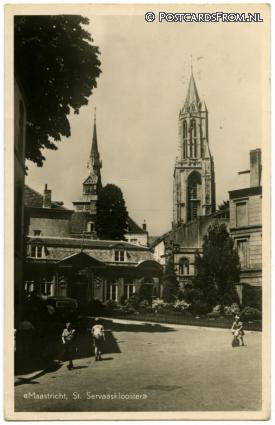 ansichtkaart: Maastricht, St. Servaasklooster