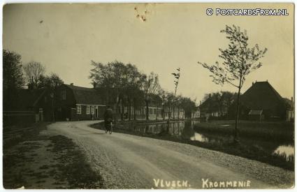 ansichtkaart: Krommenie, Vlusch