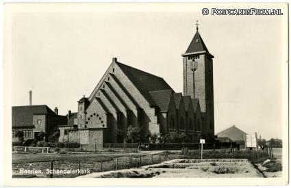 Heerlen, Schendelerkerk ansichtkaart: Heerlen, Schendelerkerk