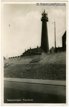 ansichtkaart: Scheveningen, Vuurtoren