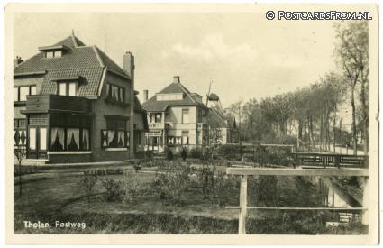 Tholen, Postweg ansichtkaart: Tholen, Postweg