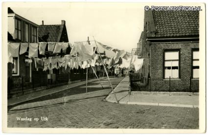 ansichtkaart: Urk, Wasdag