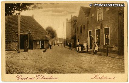 ansichtkaart: Vollenhove, Kerkstraat