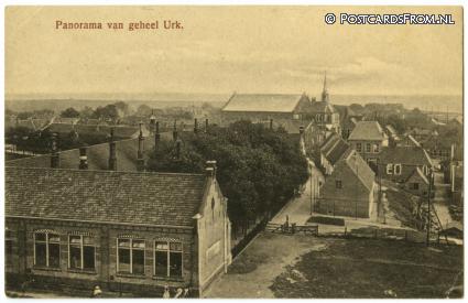 Urk, Panorama van geheel Urk ansichtkaart: Urk, Panorama van geheel Urk