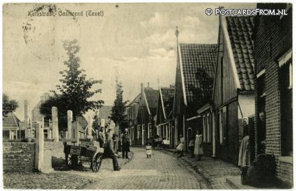 ansichtkaart: Oosterend NH, Kerkstraat