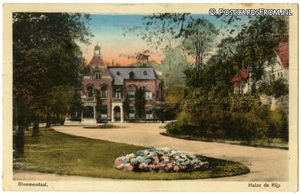 ansichtkaart: Bloemendaal, Huize de Rijp