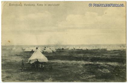 ansichtkaart: Harskamp, Tentenkamp. Kamp in vogelvlucht