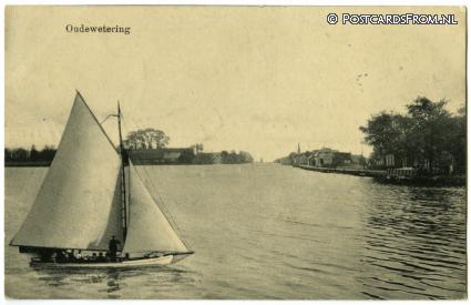 ansichtkaart: Oude Wetering, --