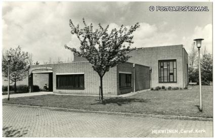 Herwijnen, Geref. Kerk ansichtkaart: Herwijnen, Geref. Kerk