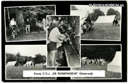 Oisterwijk, Kamp C.G.J. 'De Rosephoeve' ansichtkaart: Oisterwijk, Kamp C.G.J. 'De Rosephoeve'