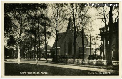 ansichtkaart: Bergen op Zoom, Gereformeerde Kerk