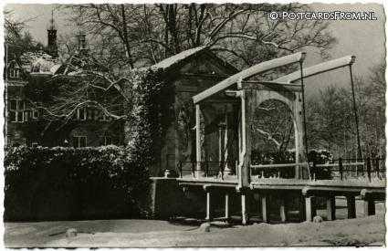 ansichtkaart: Breukelen UT, Brug Kasteel Nyenrode