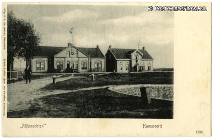 ansichtkaart: Hansweert, Rijksrechten