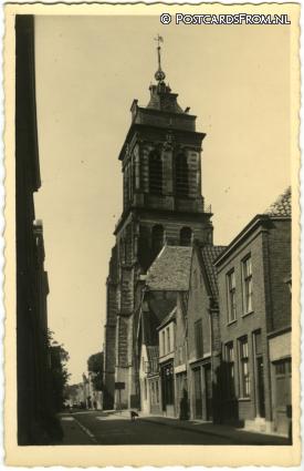 ansichtkaart: Schoonhoven, Toren