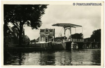 Purmerend, Beemsterbrug ansichtkaart: Purmerend, Beemsterbrug
