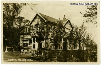 ansichtkaart: Schoorl, Pension 'Erica'