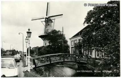 ansichtkaart: Wateringen, Molen Windlust