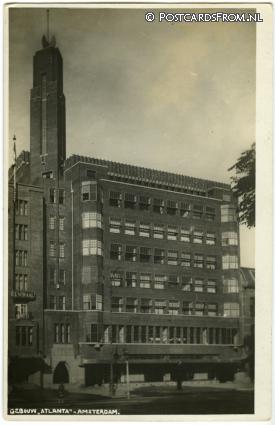 Amsterdam, Gebouw 'Atlanta' ansichtkaart: Amsterdam, Gebouw 'Atlanta'