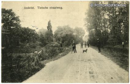 ansichtkaart: Andelst, Tielsche straatweg