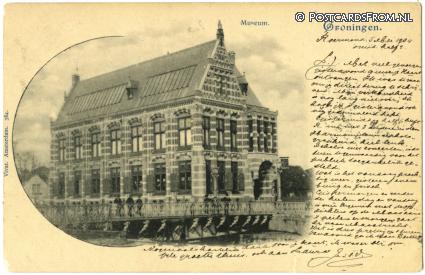 ansichtkaart: Groningen, Museum