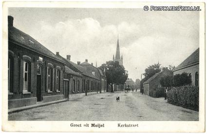 ansichtkaart: Meijel, Kerkstraat