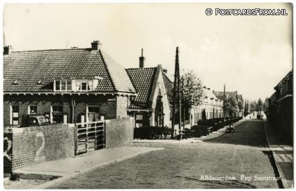 Alblasserdam, Fop Smitstraat ansichtkaart: Alblasserdam, Fop Smitstraat