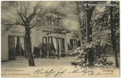 ansichtkaart: Domburg, Pension Duinoord