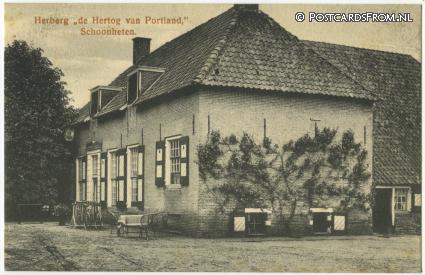 ansichtkaart: Schoonheeten, Herberg 'de Hertog van Portland'