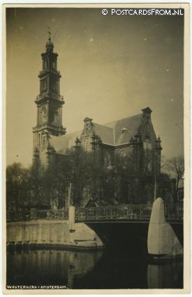ansichtkaart: Amsterdam, Westerkerk