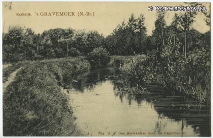 ansichtkaart: 's-Gravenmoer, Kerkdijk