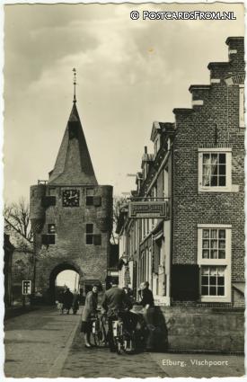 ansichtkaart: Elburg, Vischpoort