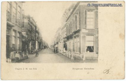 ansichtkaart: Gorinchem, Hoogstraat