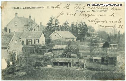 ansichtkaart: Hardinxveld, Groeten uit