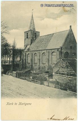 Kortgene, Kerk ansichtkaart: Kortgene, Kerk