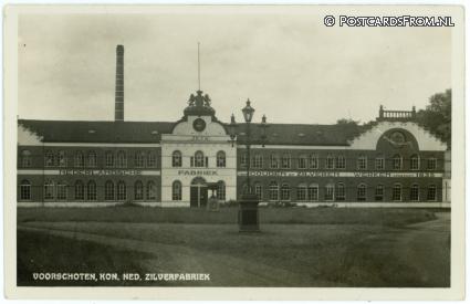 ansichtkaart: Voorschoten, Kon. Ned. Zilverfabriek