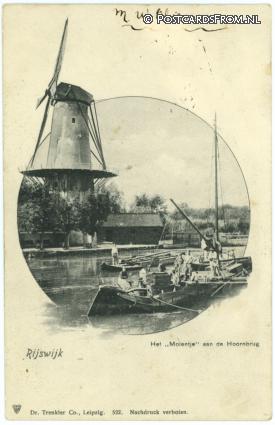 ansichtkaart: Rijswijk ZH, Het 'Molentje' aan de Hoornbrug