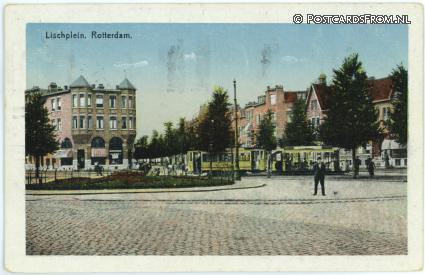 ansichtkaart: Rotterdam, Lischplein