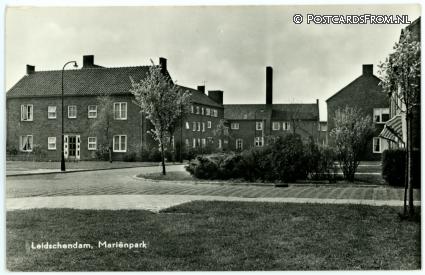 Leidschendam, Marienpark ansichtkaart: Leidschendam, Marienpark