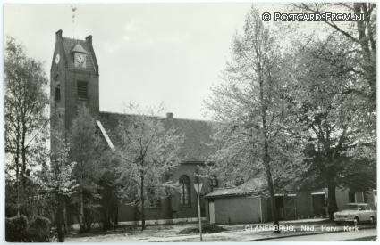 ansichtkaart: Glane, Glanerbrug. Ned. Herv. Kerk