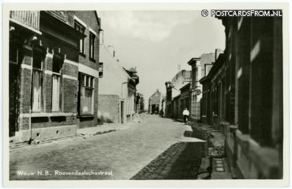 Wouw, Roosendaalschestraat ansichtkaart: Wouw, Roosendaalschestraat