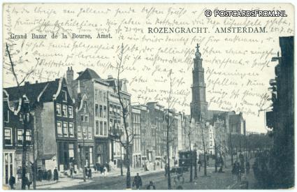 Amsterdam, Rozengracht ansichtkaart: Amsterdam, Rozengracht