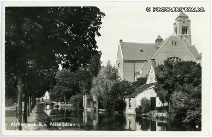 ansichtkaart: Alphen aan den Rijn, Paradijslaan